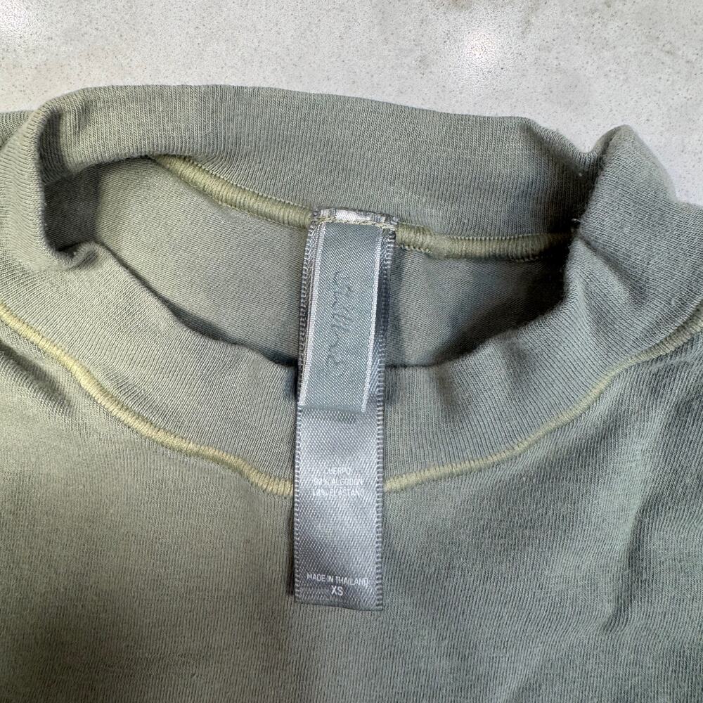 SKIMS Olive Cotton Rib Tank Top XS Quiet Luxury Clean Girl Capsule Wardrobe - Picture 3 of 15